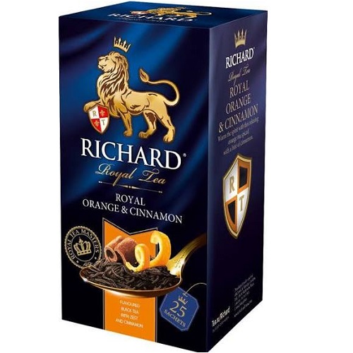 Richard чай черный Royal Orange & Cinnamon, 25 пакетиков